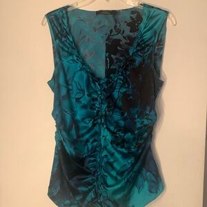 Elie Tahari sleeveless green top